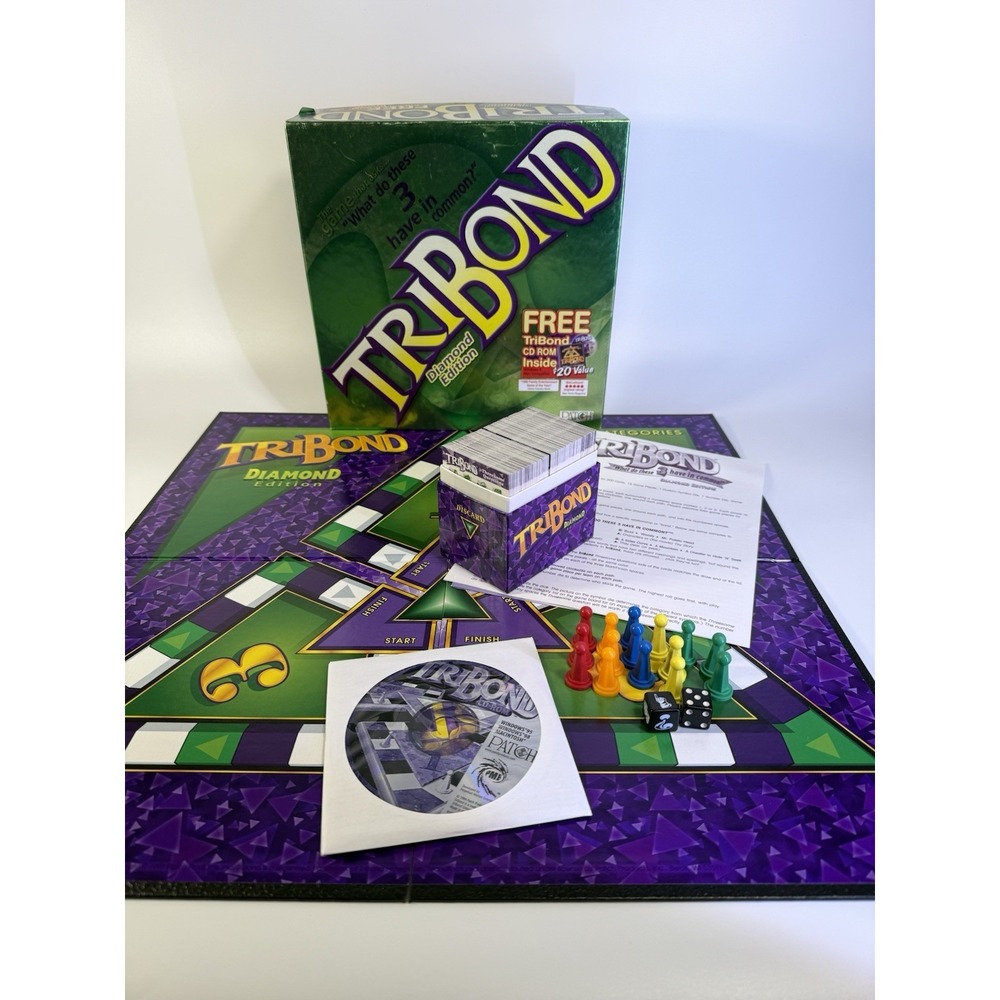 Patch Prod Boardgame TriBond (2000 Diamond Ed) Box VG/VG+ - Picture 13 of 13